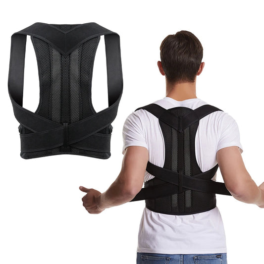 Back Brace Posture Corrector for Women & Men, Adjustable Back Lumbar