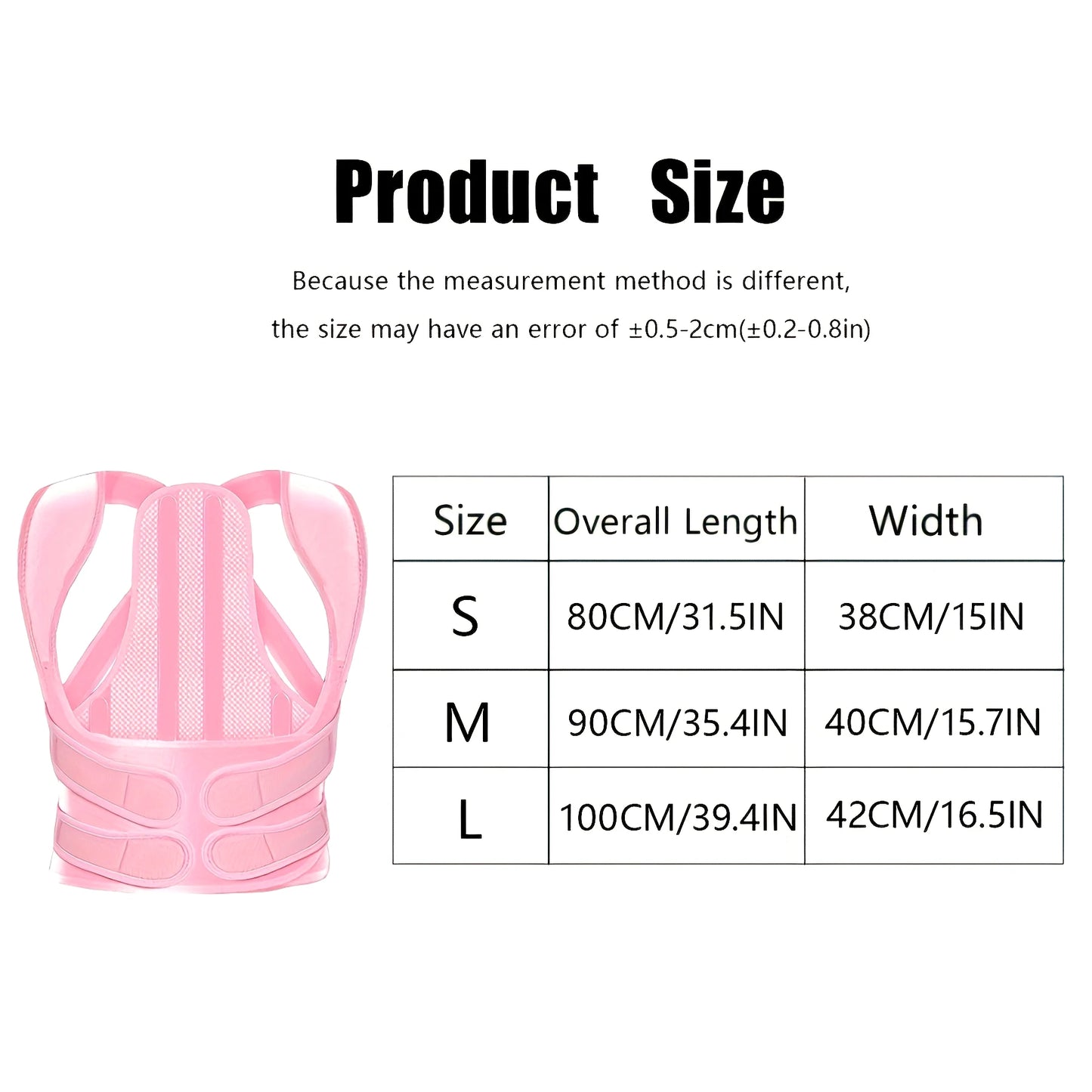 Back Brace Posture Corrector For Unisex Shoulder Straightener